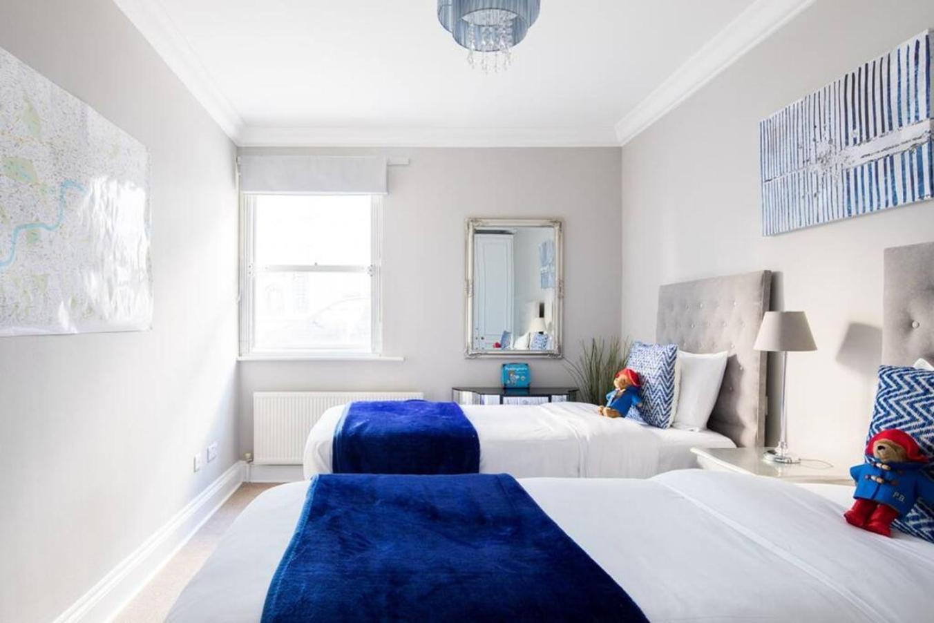 דירות לונדון Steps From Hyde Park 2Br 2Bath Sleeps 6 מראה חיצוני תמונה
